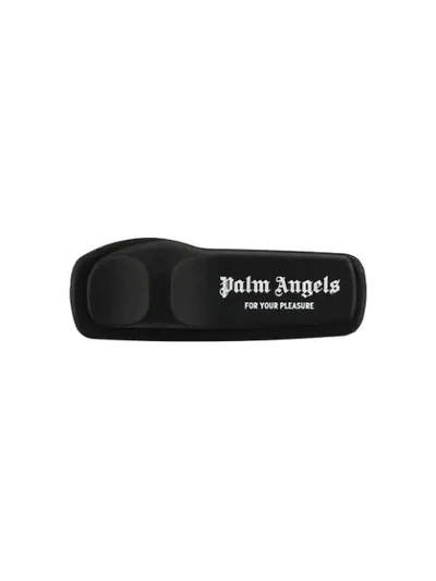 Shop Palm Angels Anti-theft Brooch In Black
