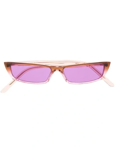 Shop Acne Studios 'agar' Sonnenbrille In 紫色