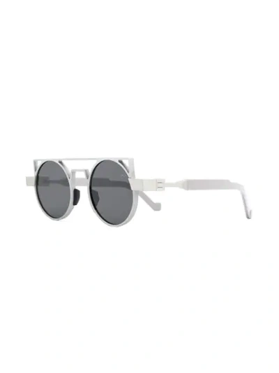 Shop Vava Sonnenbrille Mit Rundem Gestell In Silver