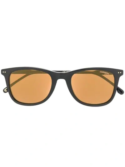 Shop Carrera Rectangular Frame Sunglasses In Black