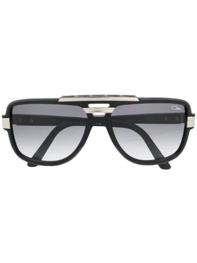 Shop Cazal Pilot-frame Sunglasses In Black