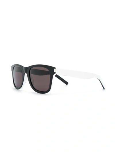 Shop Saint Laurent Classic Sl 51 Sunglasses In White