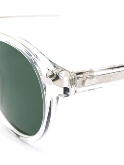 MOSCOT CLEAR FRAME SUNGLASSES - 白色