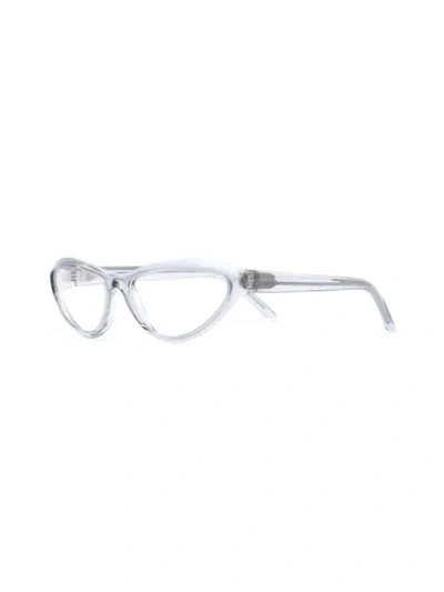 Shop Oliver Goldsmith Reid Cat-eye Glasses In Grey