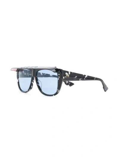 Shop Dior Tinted Aviator Sunglasses In Black