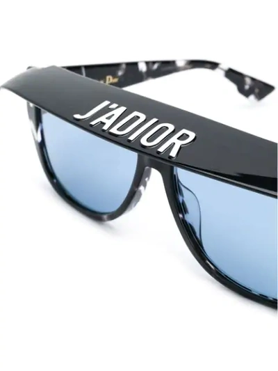 Shop Dior Tinted Aviator Sunglasses In Black