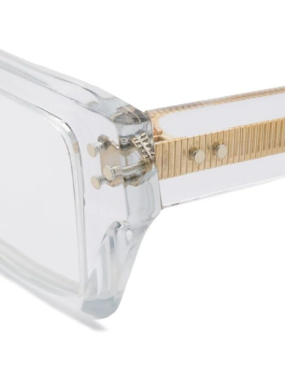 Shop Cutler And Gross Rectangular Optical Frames In White