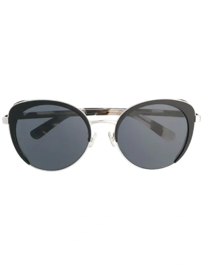 Shop Jimmy Choo 'gabby' Sonnenbrille In 黑色
