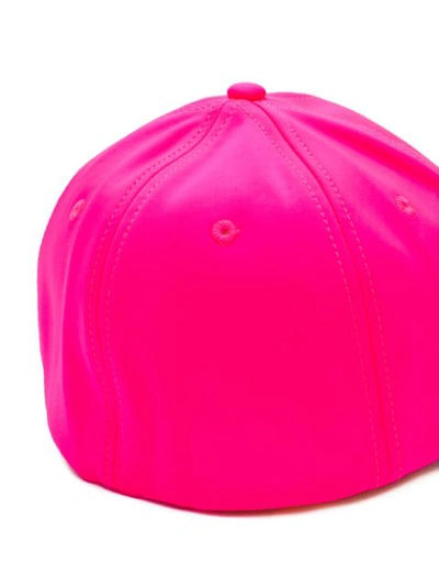 Shop Diesel Embroidered Baseball Cap In Pink