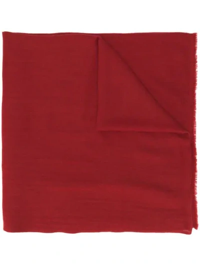 Shop Holland & Holland Aune Scarf In Red