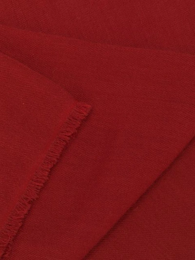 Shop Holland & Holland Aune Scarf In Red