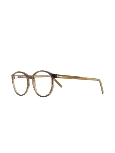 Shop Reiz Round Frame Glasses In 大地色