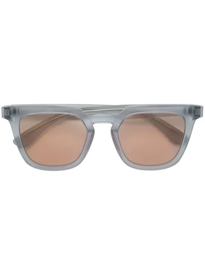 Shop Mykita Square Sunglasses In White