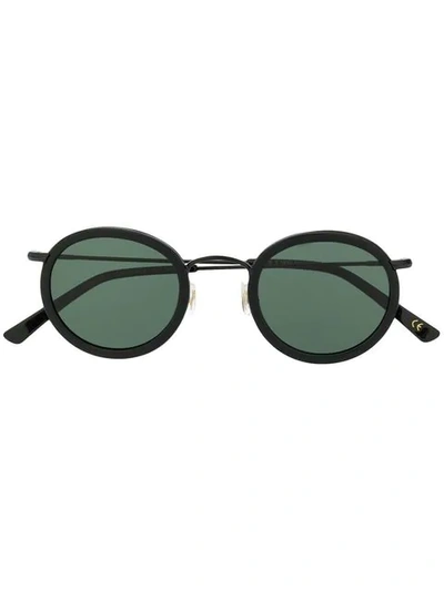 Shop Han Kjobenhavn Drum Sunglasses In Black