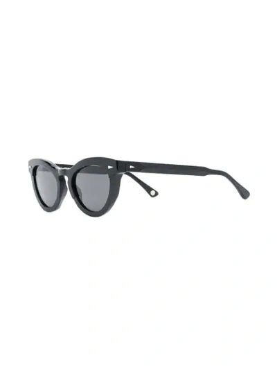 Shop Ahlem Cat-eye Sunglasses In Black