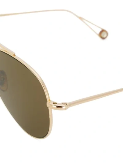 Shop Ahlem Place De La Republique Sunglasses In Metallic