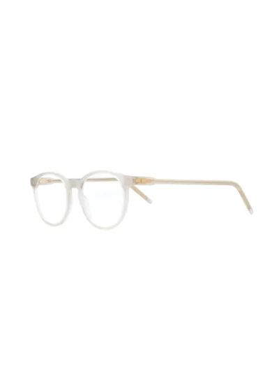 REIZ ROUND FRAME OPTICAL GLASSES - 白色