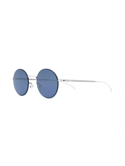 Shop Mykita 'ennio' Sonnenbrille In Metallic