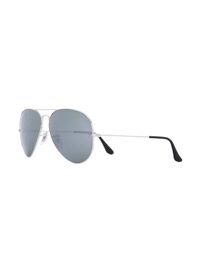 Ray Ban Classic Aviator Sunglasses In Grey