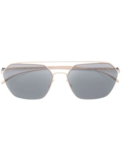 Shop Mykita X Maison Margiela Mmesse016 Sunglasses In Neutrals