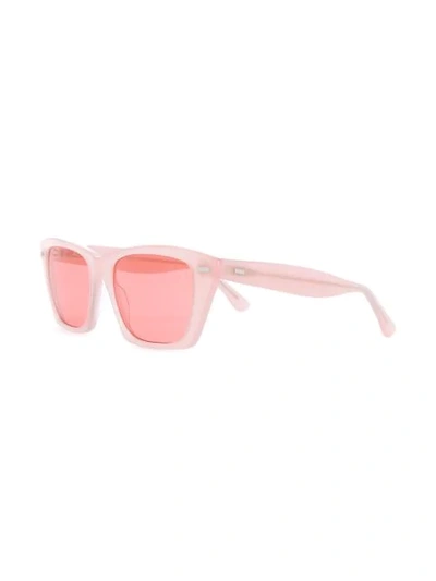 Shop Acne Studios Ingridh Cat Eye Sunglasses In Pink
