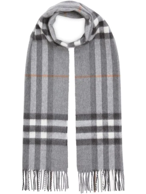 burberry scarf gray