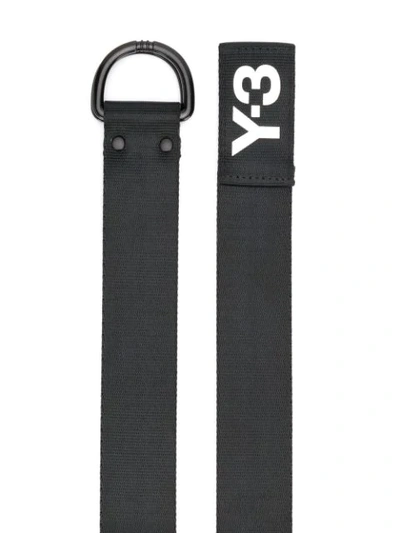 Shop Y-3 Adjustable Buckle Belt In Black