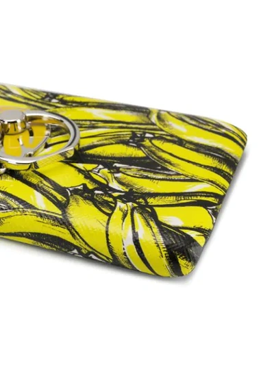 Shop Prada Banana Print Iphone Xs Max Case In Yellow