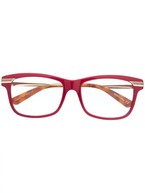 red gucci frames