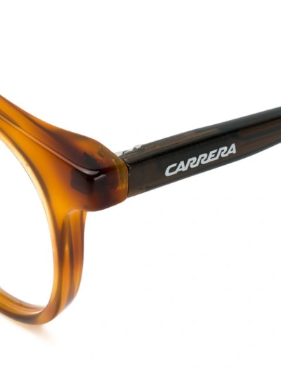 Shop Carrera Round Glasses - Brown