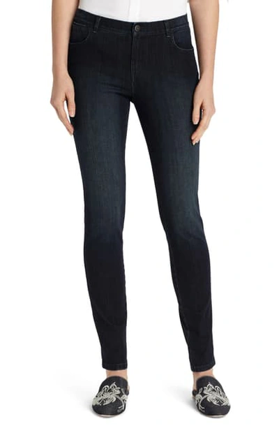 Shop Lafayette 148 Mercer Skinny Jeans In Black