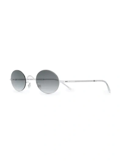 Shop Mykita Craft 005 Sunglasses In Silver