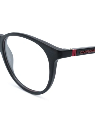 Shop Carrera Branded Colour Block Glasses - Black