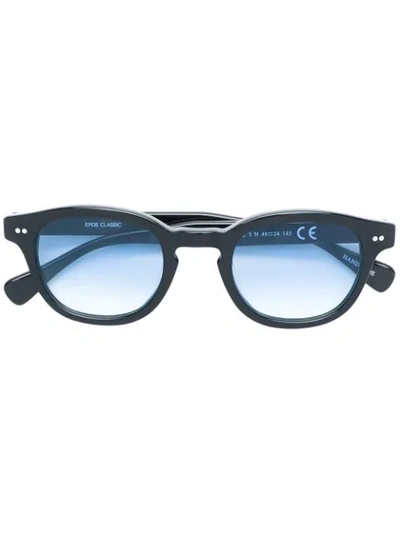 Epos Round Tinted Sunglasses In Black