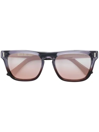 Shop Cutler And Gross Square Bold Frames In Brown