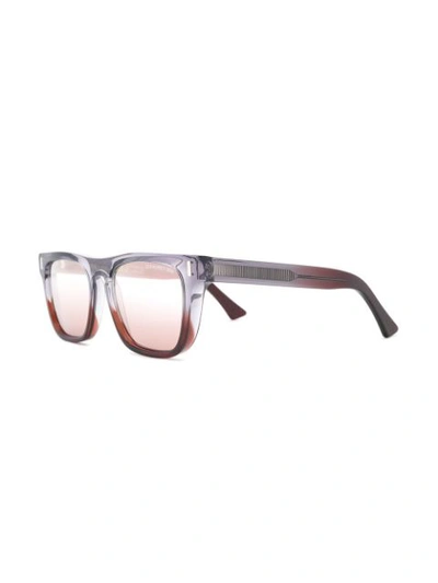 Shop Cutler And Gross Square Bold Frames In Brown