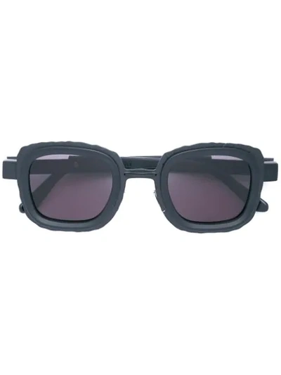 Shop Kuboraum Bold Frame Sunglasses In Black