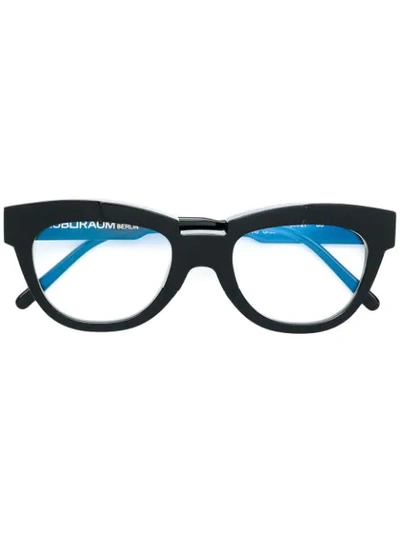 Shop Kuboraum Cat Eye Glasses In Black