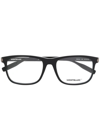 Montblanc Classic Mass Glasses In Schwarz