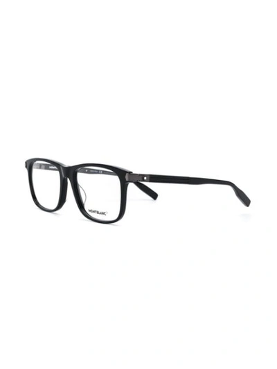 Montblanc Classic Mass Glasses In Schwarz