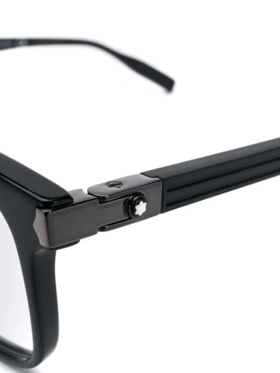 Montblanc Classic Mass Glasses In Schwarz