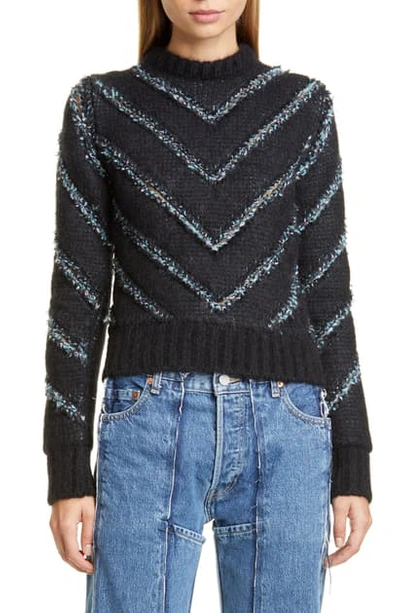 Shop Y/project Slashed Sweater In Black