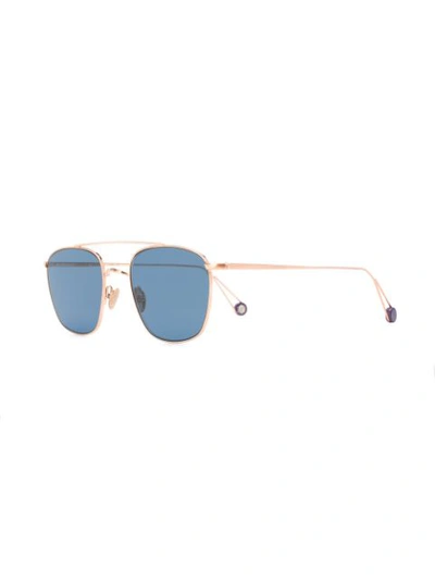 Shop Ahlem Square Frame Sunglasses In Gold