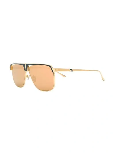 Shop Leisure Society Savoye Sunglasses In Metallic
