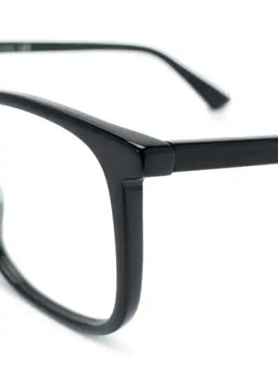 Shop Gucci Square Frame Glasses In Black
