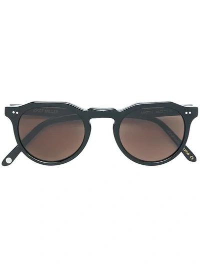 Shop Josef Miller Martin Sunglasses In Black