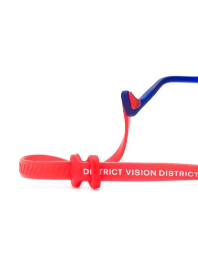 Shop District Vision Nagata Sunglasses In 蓝色