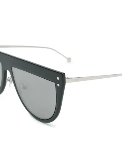 Shop Fendi Cat Eye Frame Sunglasses In Black