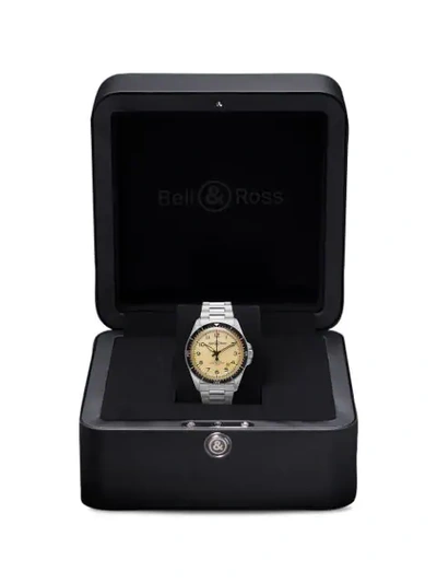 Shop Bell & Ross Br V2-92 Military Beige 41mm In Beige, Black And Grey