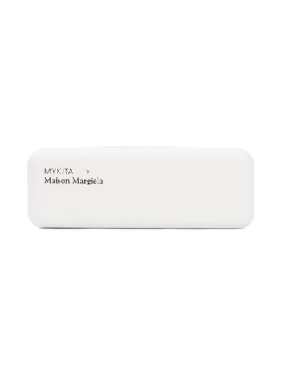 Shop Mykita Maison Martin Margiela Raw Sunglasses In Metallic